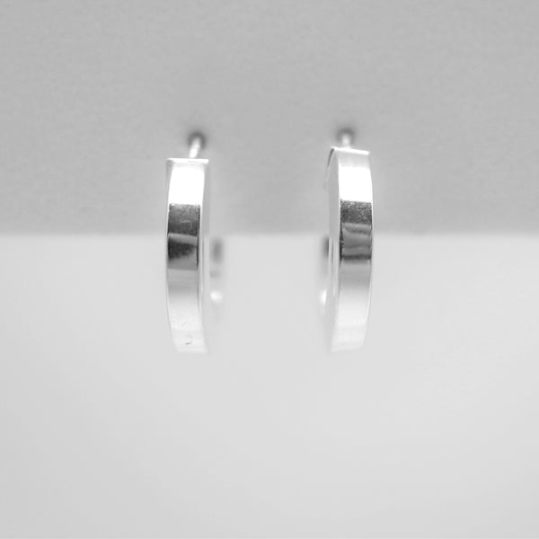 Flat new arrivals silver hoops