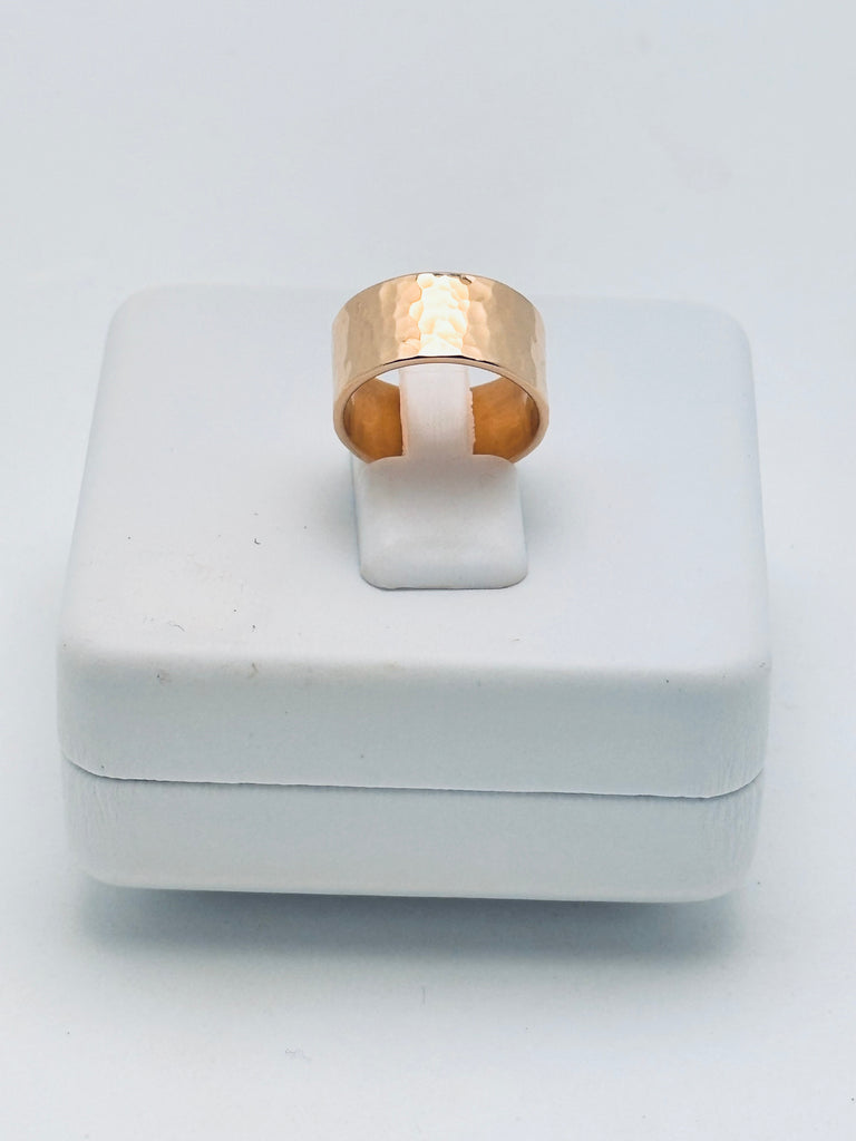 Hammered Gold Ring