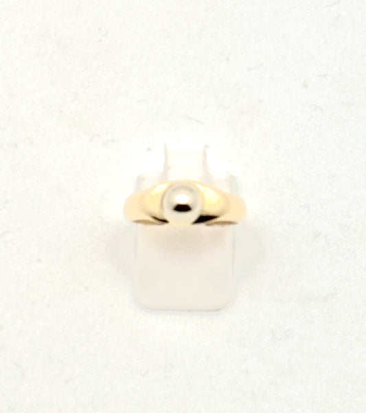 DC Yellow and White Gold Ring