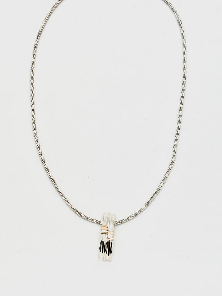 Gold and Silver Pendant