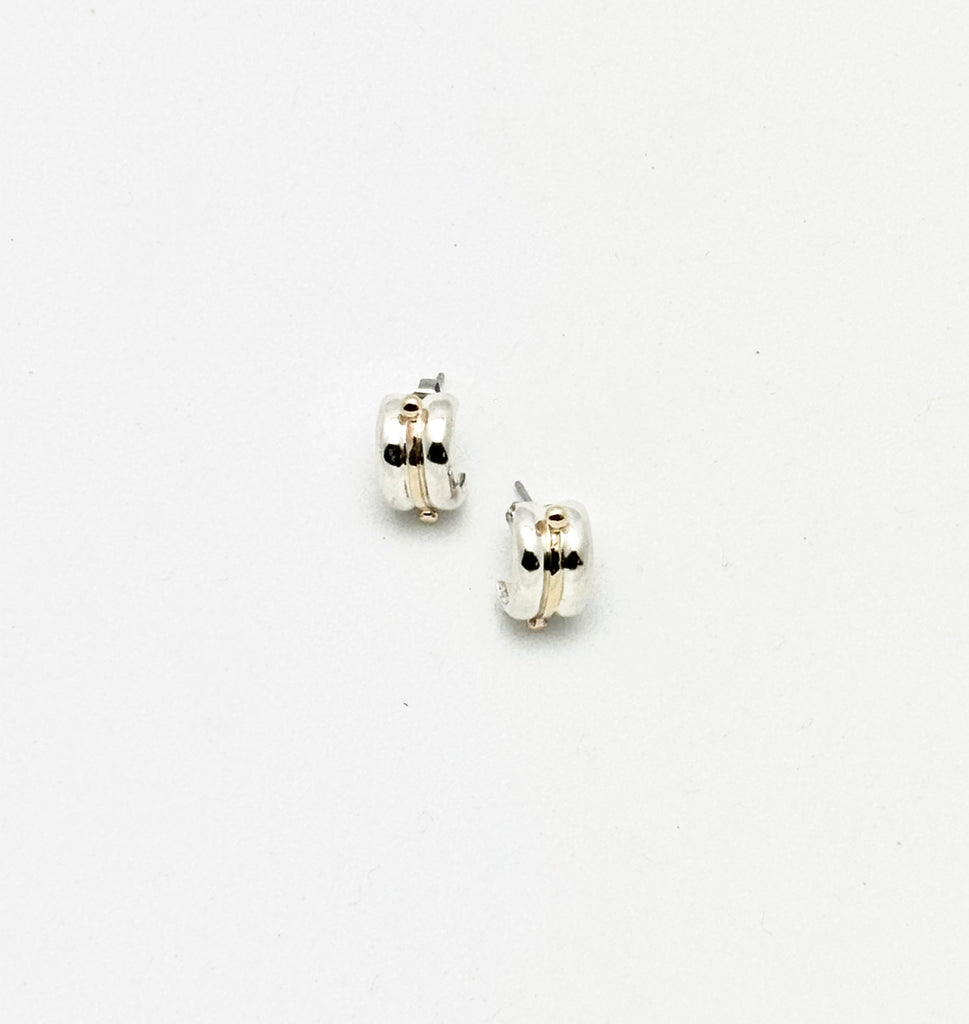 Gold and Silver Earrings