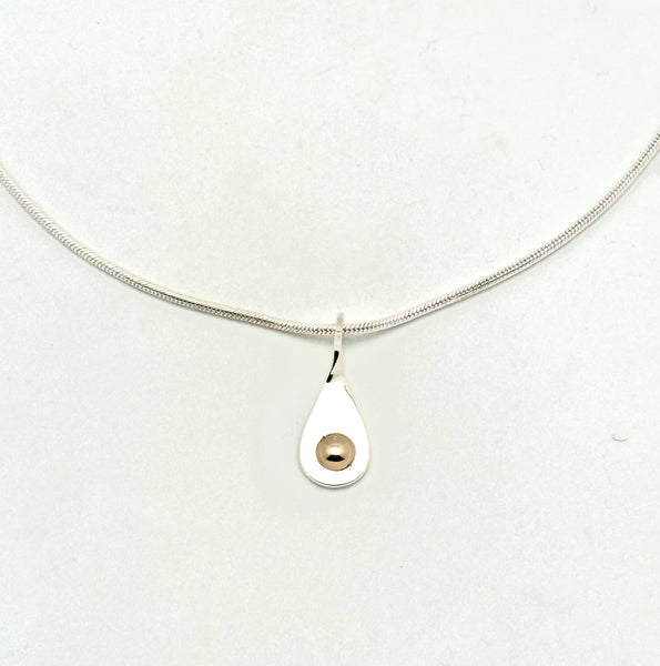 DC Sterling and Gold Pendant