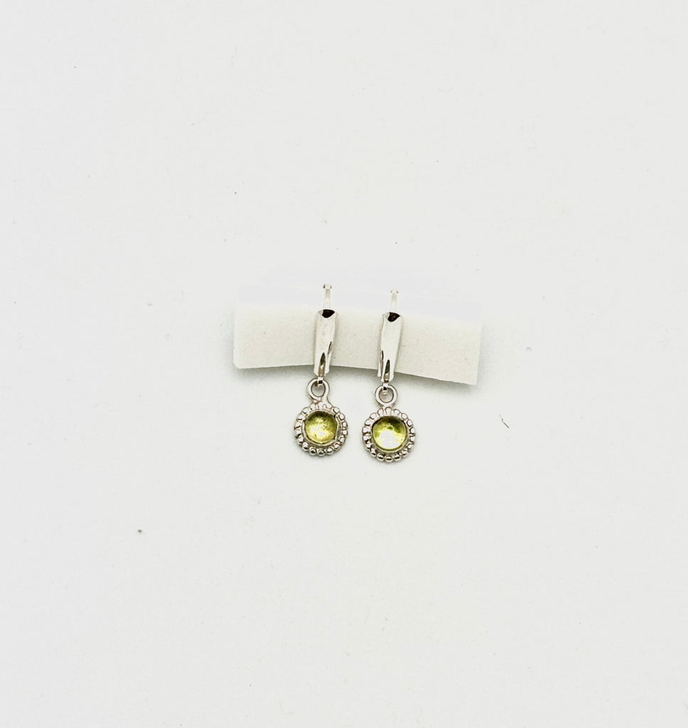 Peridot Leverback Earrings