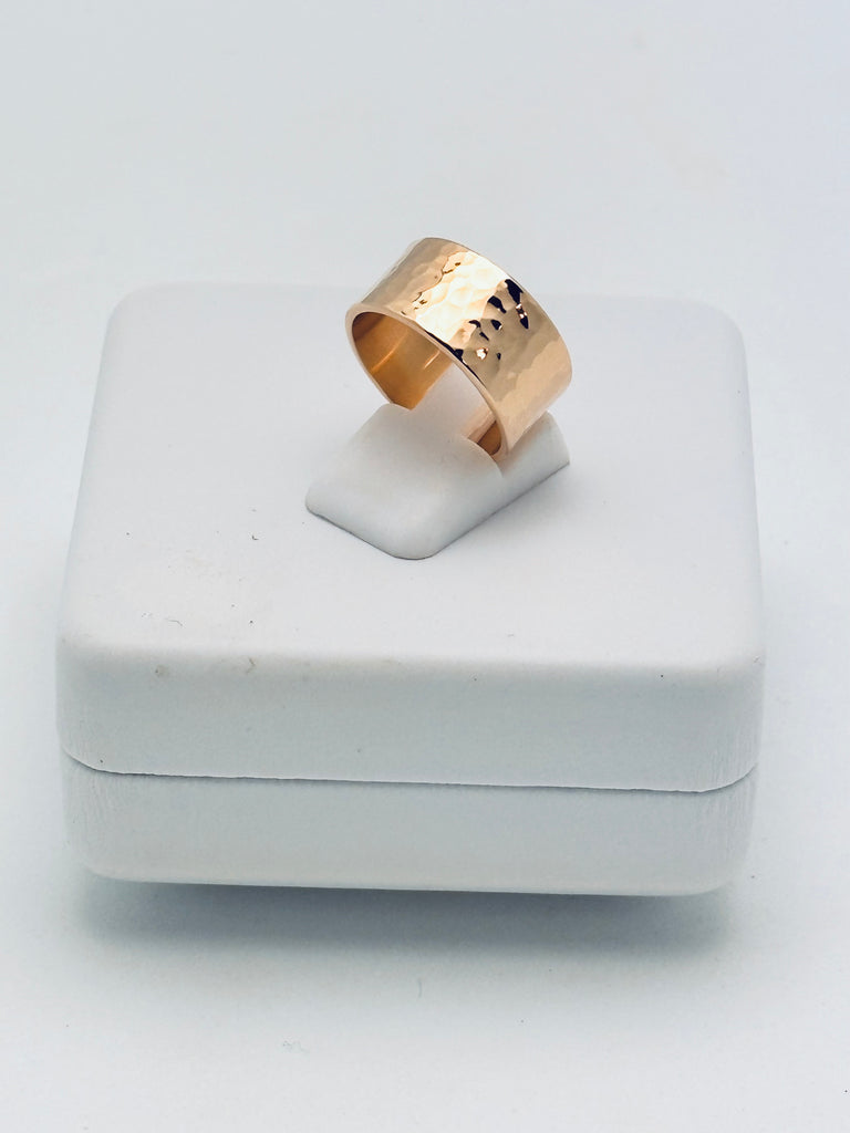 Hammered Gold Ring