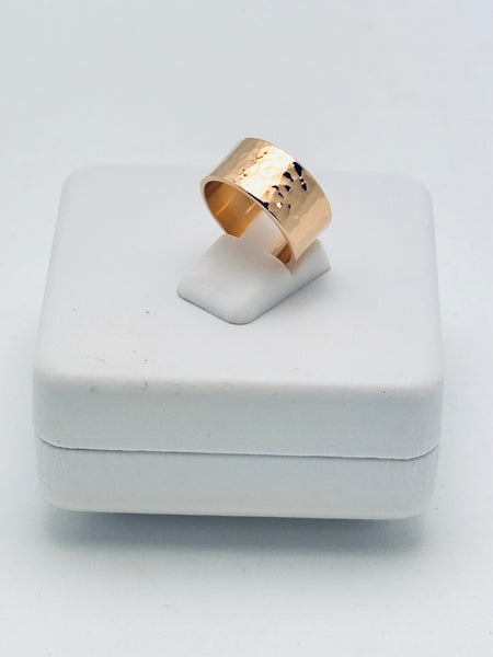 Hammered Gold Ring