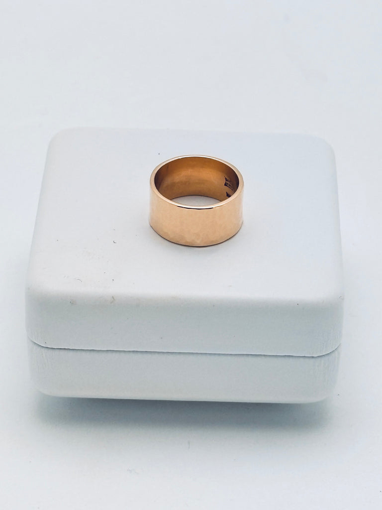 Hammered Gold Ring