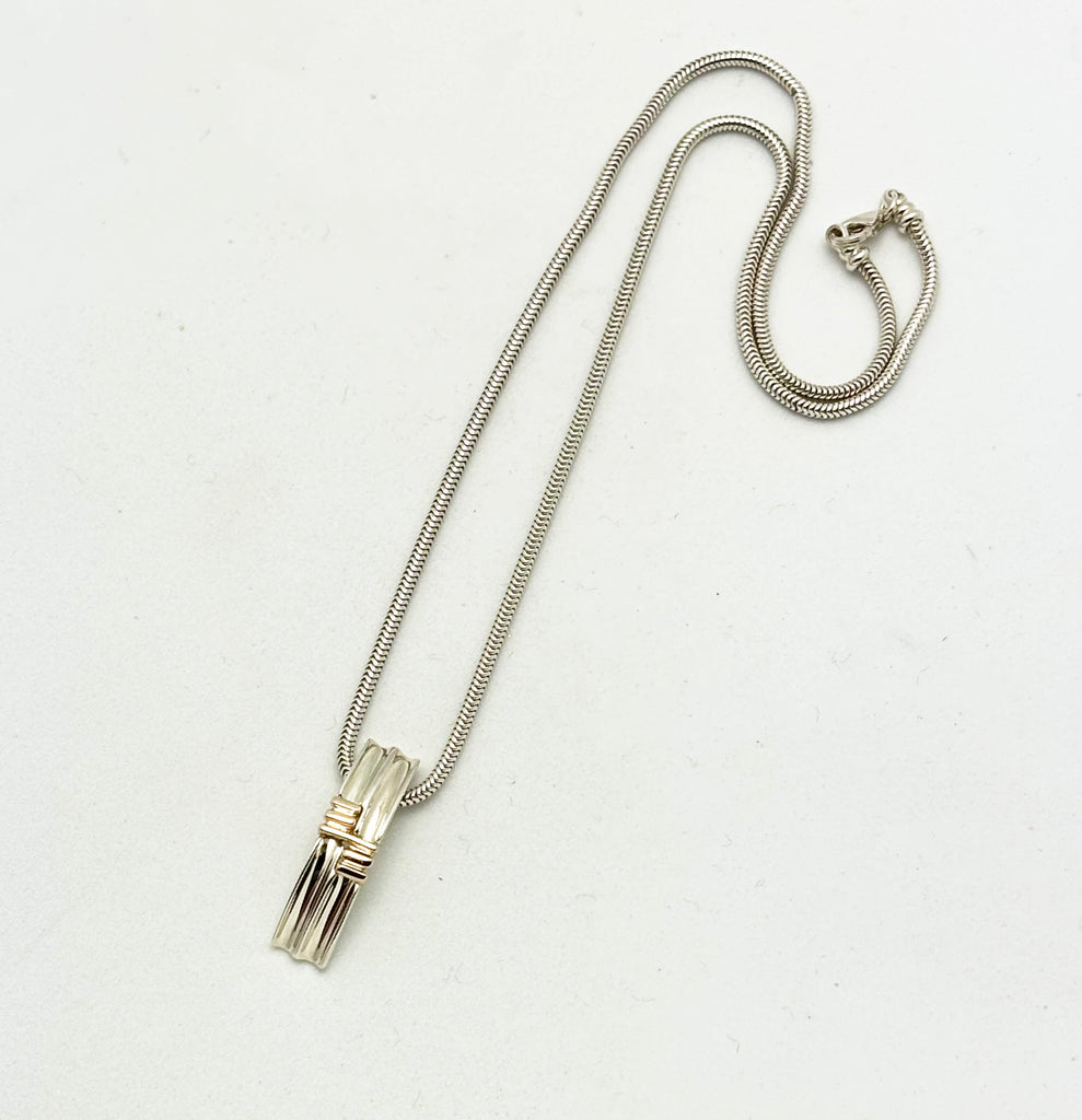 Gold and Silver Pendant